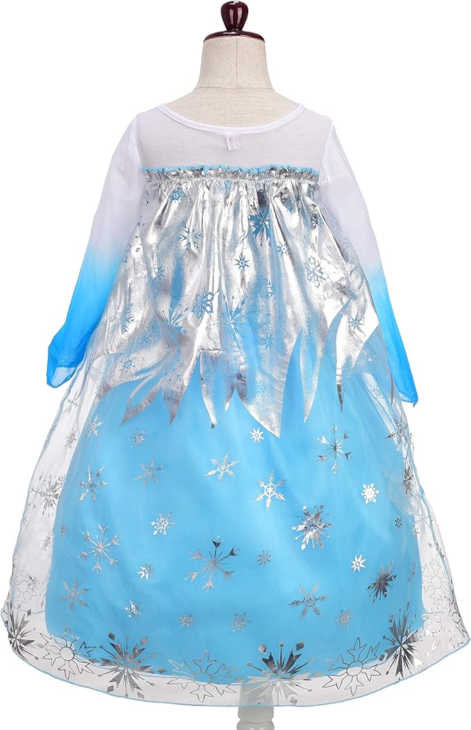 Dressy Daisy Toddler Little Girls' Ice Princess Dress Costume Birthday Halloween Christmas Fancy Party Dresses