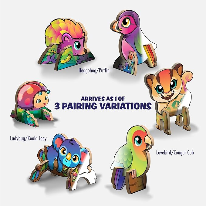 Magic Paint with Water - Mess Free Coloring for Toddlers - Toddler Travel Essential and Mess Free Painting Set - Toys and Gifts for Kids, All Craft Supplies Included (Its My Nature)