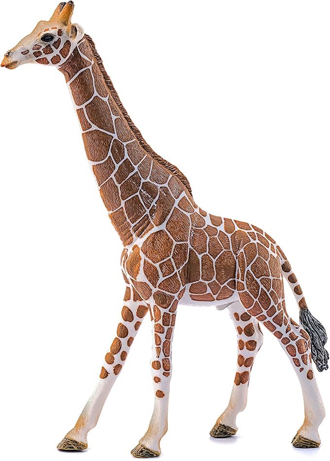 Schleich Wild Life, Animal Figurine, Animal Toys for Boys and Girls 3-8 years old, Male Giraffe, Ages 3+