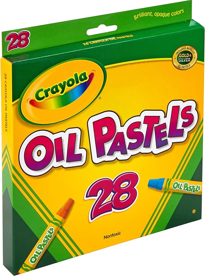 Crayola Oil Pastels, School Supplies, Kids Indoor Activities At Home, 28 Assorted Colors