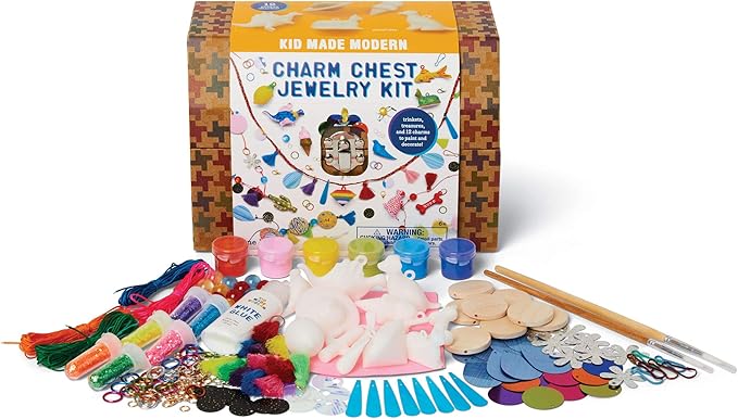 Kid Made Modern Charm Chest Jewelry Craft Kit