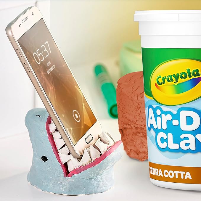 Crayola Air Dry Clay for Kids (5lbs), Reusable Bucket of Terra Cotta Clay for Sculpting, Bulk Arts and Crafts Supplies, Ages 3+