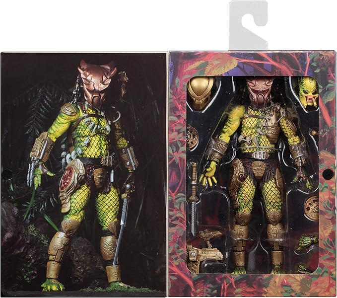 NECA - Predator 2 - 7” Scale Action Figure - Ultimate Elder: The Golden Angel