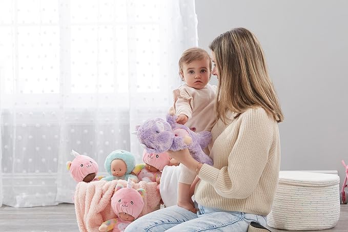 Madame Alexander 12" Peekaboos Highland Cow Doll, Light Skin Tone