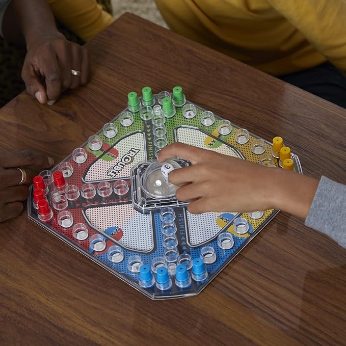 Hasbro Gaming Trouble Kids Board Game, Pop-o-Matic Trouble Game, Kids Games for 2-4 Players, Family Board Games for Kids, Kids Gifts, Ages 5 and Up, Packaging May Vary
