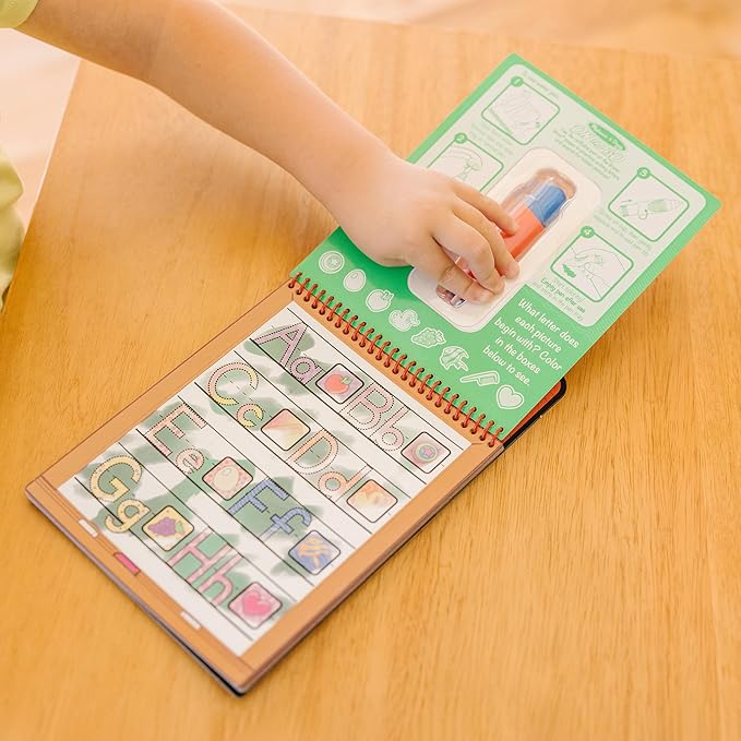 Melissa & Doug On the Go Water Wow! Reusable Water-Reveal Activity Pad - Alphabet - FSC Certified