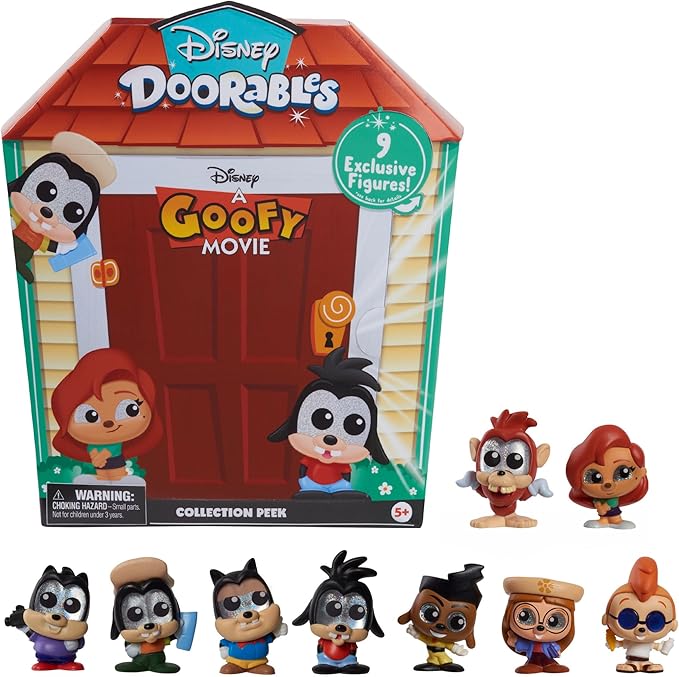Disney Doorables New Goofy Movie Collector Pack, Collectible Blind Bag Figures, Officially Licensed Kids Toys for Ages 5 Up, Amazon Exclusive