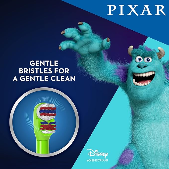 Oral-B Kid's Battery Toothbrush Featuring Disney's Buzz Lightyear, Soft Bristles, for Kids 3+