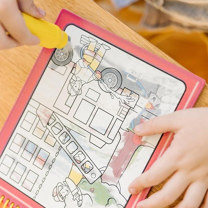 Melissa & Doug On the Go Water Wow! Reusable Water-Reveal Activity Pad - Vehicles - FSC Certified