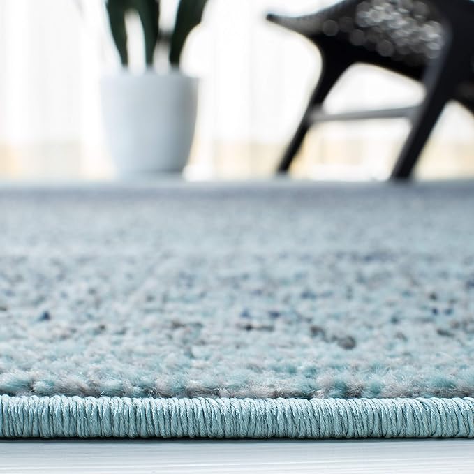 SAFAVIEH Adirondack Collection Accent Rug - 3' x 5', Purple & Grey, Modern Ombre Design, Non-Shedding & Easy Care, Ideal for High Traffic Areas in Entryway, Living Room, Bedroom (ADR142V)