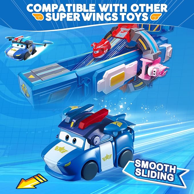 Super Wings Transformer Toys, 2 in Lucie Robot Transformer Action Figures, 2-in-1 Mode Robot Transformer Toys for Boys Girls 4-6 6-8, Fun Plane Toys for Boys Toddlers Kids Age 3 4 5 6 7 8