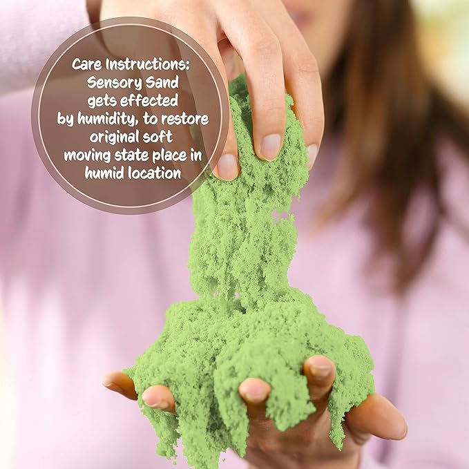 Sensory Sand 5 Pounds of Green Play Sand Bulk Refill Size