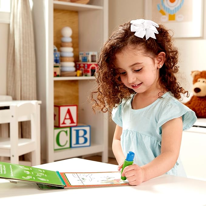 Melissa & Doug On The Go Water Wow! Reusable Color with Water Activity Pad 3-Pack, Jungle, Under The Sea, Adventure, Chunky-Size Water Pens