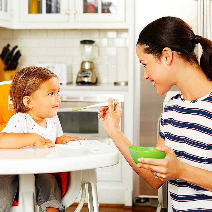 Munchkin® Lift Baby and Toddler Spoons, Rest Keeps Tip Off Table, Multicolored, 6 Count
