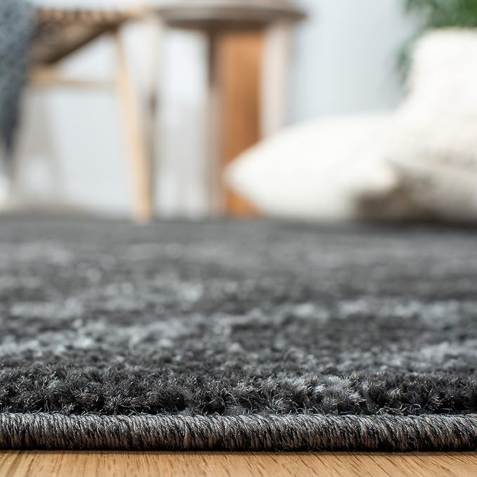 SAFAVIEH Adirondack Collection Accent Rug - 3' x 5', Dark Grey & Grey, Modern Distressed Design, Non-Shedding & Easy Care, Ideal for High Traffic Areas in Entryway, Living Room, Bedroom (ADR131F)