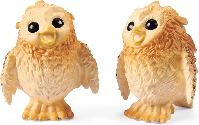 Schleich bayala 16pc. Hatching Owl Chicks Playset with Flower and Tree Accessories - 2 Baby Owls with Decorative Accessories, Imaginative Fun and Durable Toy for Girls and Boys, Gift for Kids Ages 5+