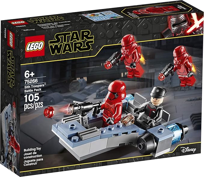 LEGO Star Wars Sith Troopers Battle Pack 75266 Stormtrooper Speeder Vehicle Building Kit (105 Pieces)