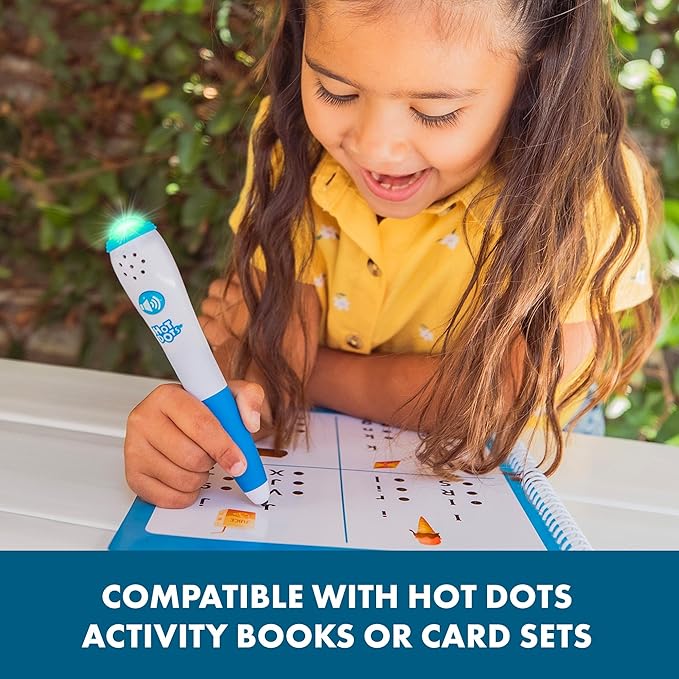 Educational Insights Hot Dots Light-Up Interactive Pen, Single Pen, Interactive Learning, Compatible With Any Hot Dots Set