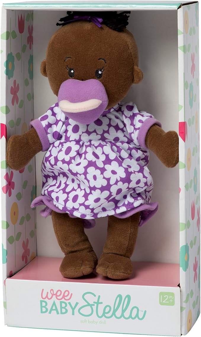 Manhattan Toy Wee Baby Stella Brown 12" Soft Baby Doll