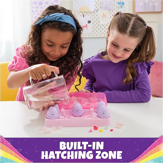 Hatchimals Alive, Rainbow Splash Egg Carton with 5 Mini Figures in Color Reveal Eggs & 10 Accessories, Kids Toys for Ages 3 and up