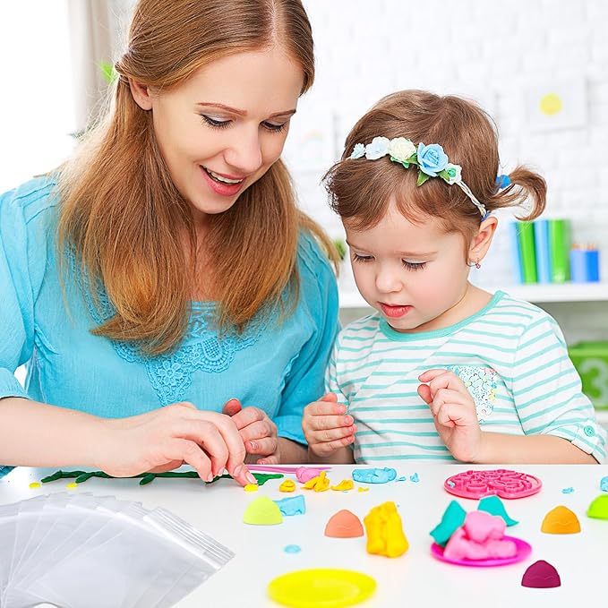 Poen Air Dry Clay Kit Multi Colors Ultra Light Modeling Clay for Kids DIY Safe Soft Clay with Sculpting Tool Back to School Gift for Kids Adults Artists Art Crafts(180 Pcs)