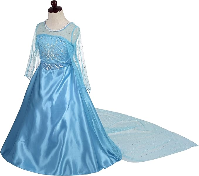 Dressy Daisy Toddler Little Girls' Ice Princess Dress Costume Birthday Halloween Christmas Fancy Party Dresses