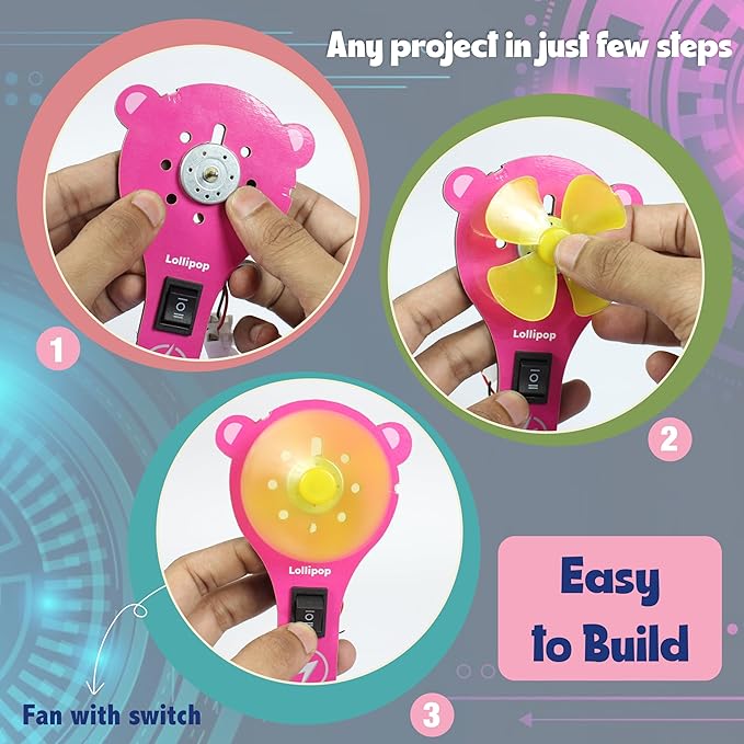 ButterflyEdufields 100+ STEM Projects | Girls Mini Engineering Kit for Ages 8 10 12 15 Years | Ultimate DIY Science Experiments for Kids | Educational Engineering Toys Best Birthday Gift idea