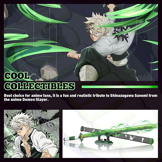 Jorumo Demon Slayer Swords Building Sets for Adults and Kids, 39in Shinazugawa Sanemi Sword Building Block with Scabbard and Stand, Anime Building Toy Katana Demon Slayer Gift, 788 Pcs