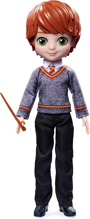 Wizarding World Harry Potter, 8-inch Ron Weasley Doll, Kids Toys for Girls and Boys Ages 6 and up