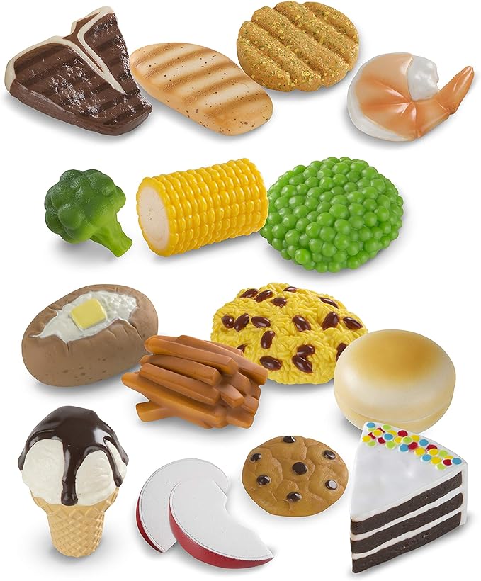 Melissa & Doug Fun Food Combine & Dine Durable Play Food for Toddlers Boys and Girls