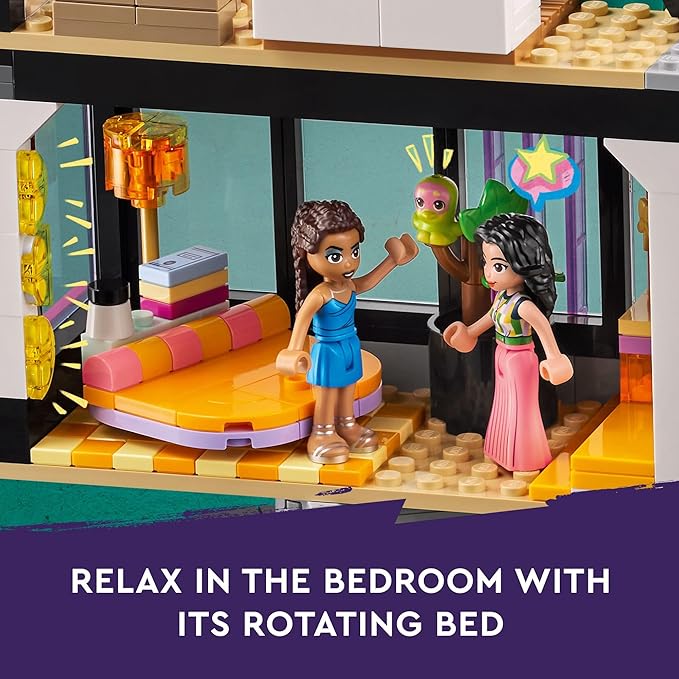 LEGO Friends Andrea's Modern Mansion Doll House - 4 Story Toy House Building Toy Set for Kids, Girls and Boys, Ages 14+ - Includes 11 Characters - Gift Idea for Birthdays & Holidays - 42639