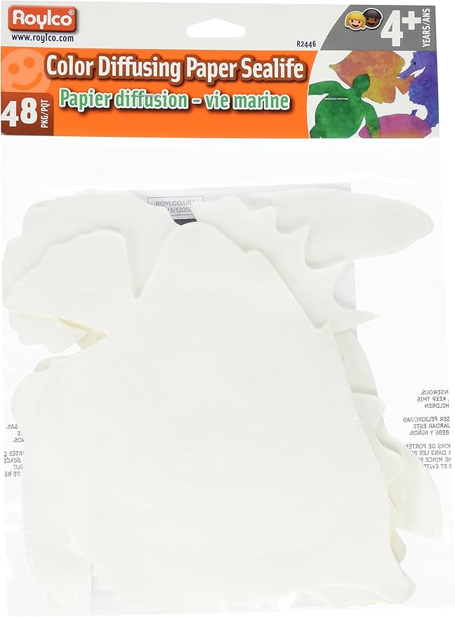 Roylco Color Diffusing Sealife Shapes