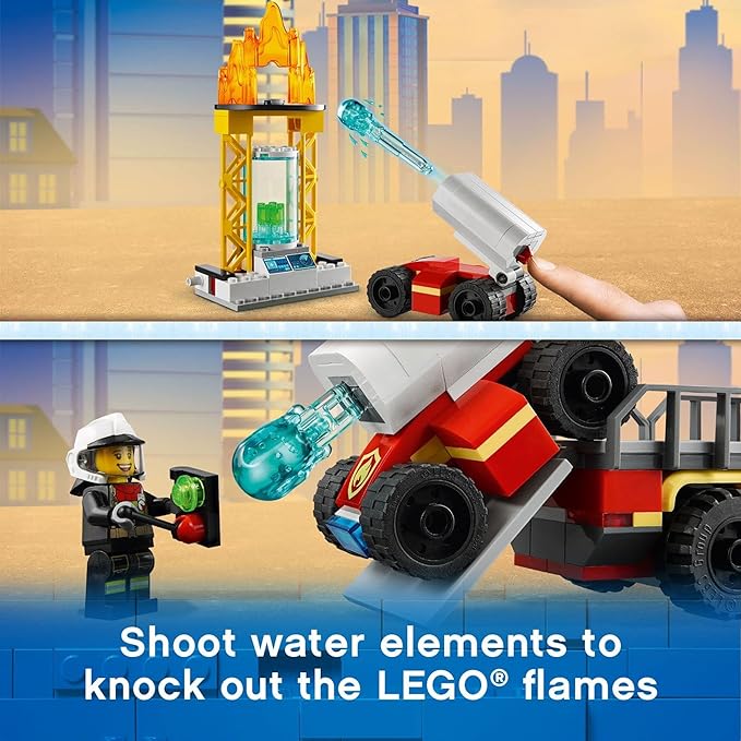 LEGO City Fire Command Unit 60282 Building Kit; Fun Firefighter Toy Building Set for Kids, New 2021 (380 Pieces)
