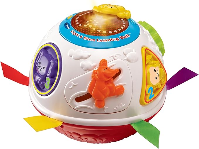 VTech Light and Move Learning Ball, Red