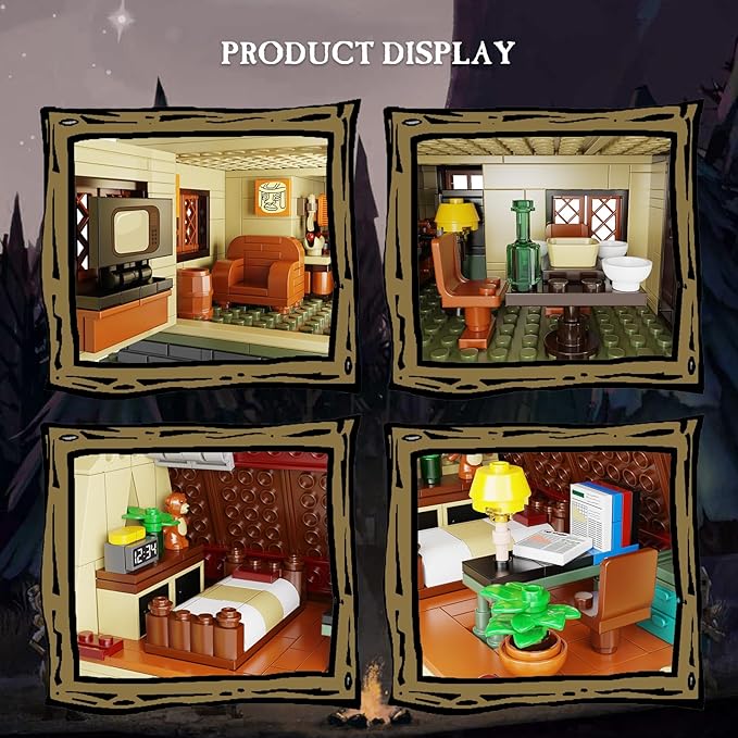 Gravity House Building Sets, Mystery Shack Building Toys Compatible with Lego, Collectible & Buildable Fun Model Toys, Collection Gift for 6+ Boys Girls Adults and TV Fans (965 PCS)