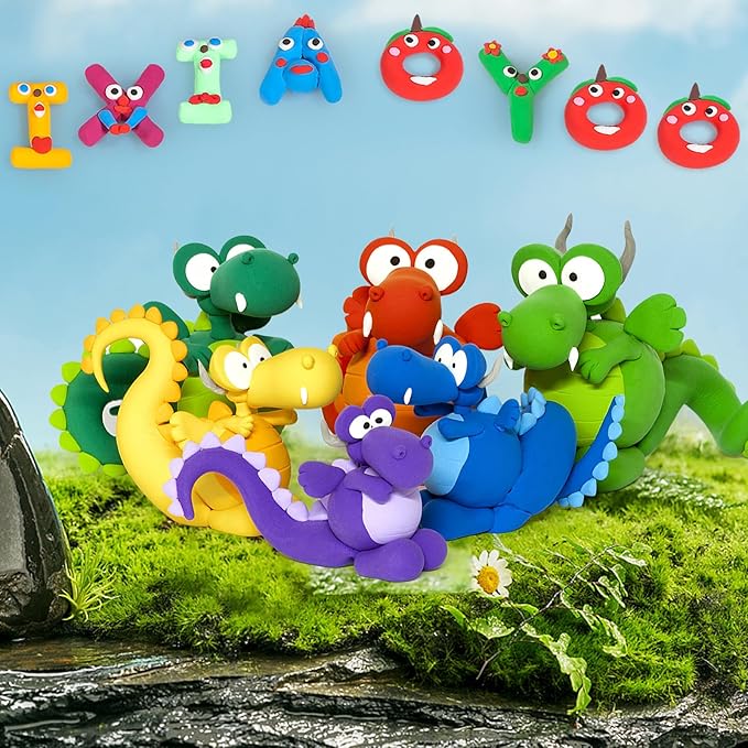 Air Dry Clay - 78 Colors Magic Clay, Modeling Clay Starter Kit, Safe & Non-Toxic, Colorful DIY Clay for Kids, with Accessories and Sculpting Tools, Great Gift for Boys & Girls