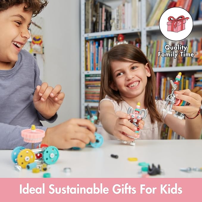 Unicorn Robot Stem Building Toys, Educational Build Your Own Robot Toy for Kids 6 7 8 9+ Year Old Girls Boys, Stem Toys Engineering Kit, Construction Toys Steam Gifts for Kids