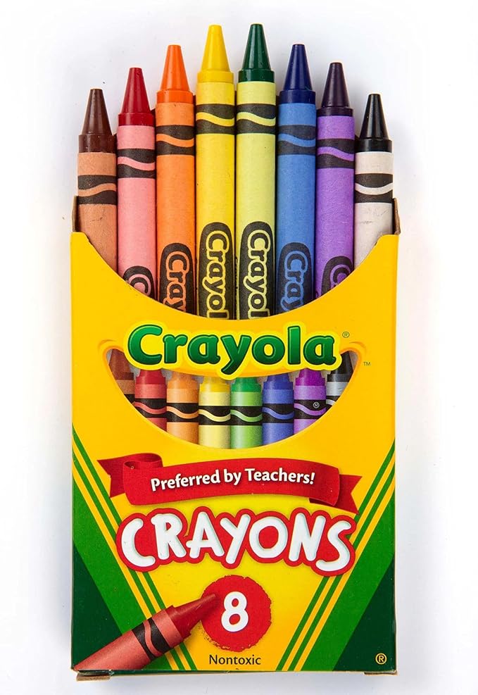 Crayola Crayons, School Supplies, Classic Colors, 8 Count