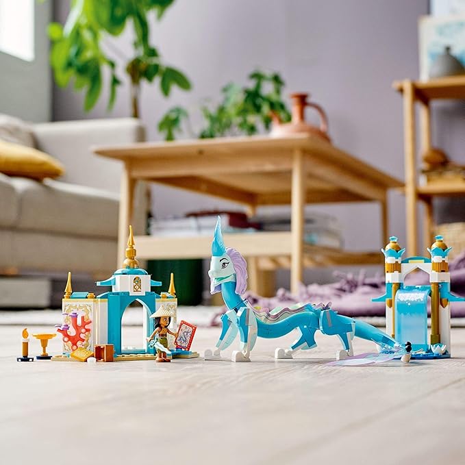 LEGO Disney Raya and Sisu Dragon 43184; A Unique Toy and Building Kit; Best for Kids Who Like Stories with Dragons and Adventuring with Strong Disney Characters, New 2021 (216 Pieces)