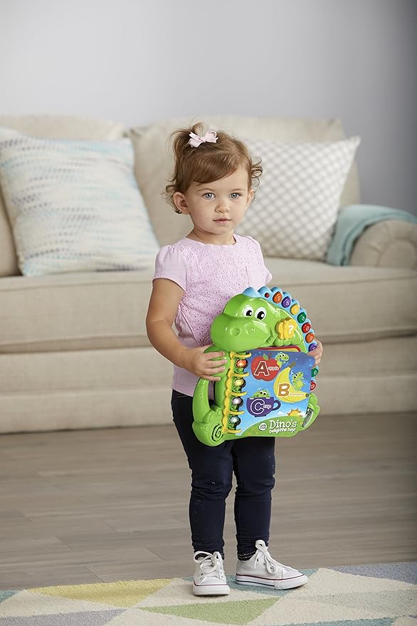 LeapFrog Dino's Delightful Day Alphabet Book, Green