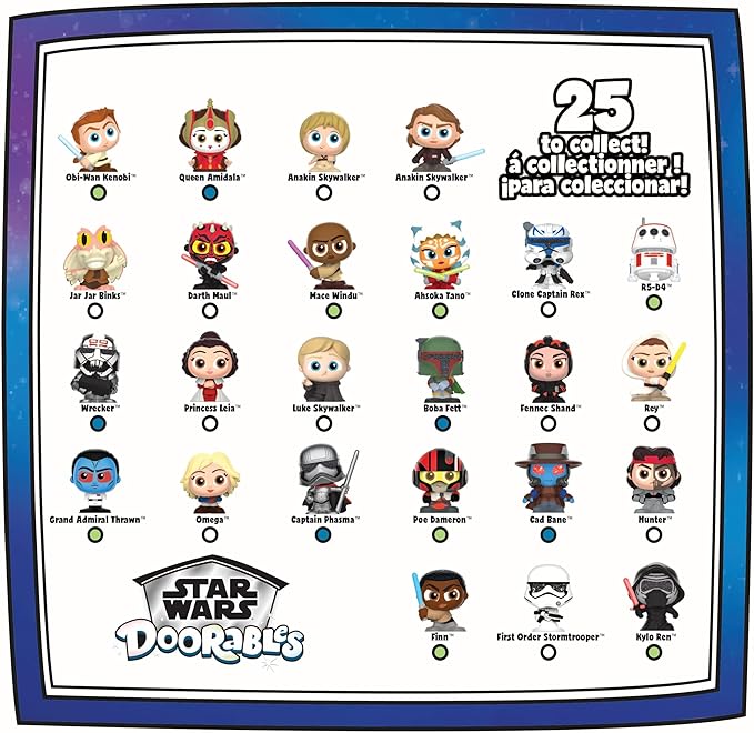 Star Wars™ Doorables Galaxy Peek Series 2, 1.5-inch Figures, Surprise Collectible Figures, Kids Toys for Ages 5 Up by Just Play