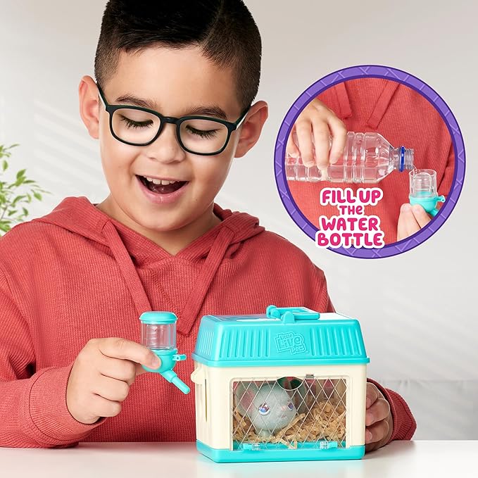 Little Live Pets - Mama Surprise Minis. Feed and Nurture a Lil' Mouse Inside Their Hutch so she can be a Mama. She has 2, 3, or 4 Babies with Surprise Accessories to Dress Up The Babies