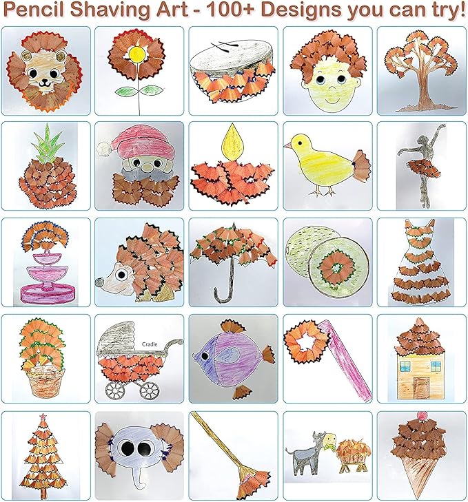 ButterflyEdufields 6in1 Stencils for Kids Drawing – 60pcs Art Supplies kit for Girls & Boys with 50+ Free Hand Drawing Challenges, Dinosaur Super Heroes Stencils, Finger Painting, Sponge Art