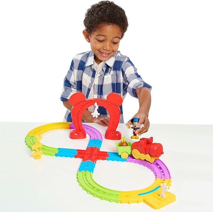 Disney’s Mickey Mouse Mickey’s Musical Express Train Set, Officially Licensed Kids Toys for Ages 3 Up by Just Play