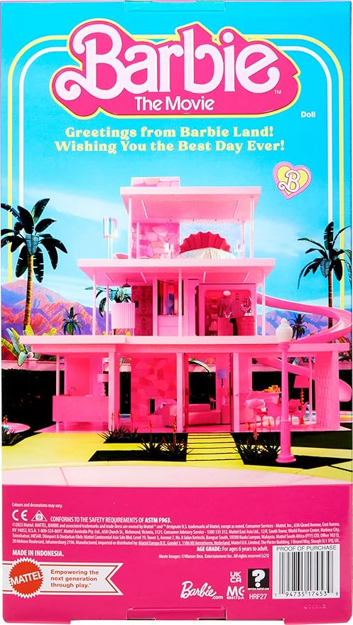 Barbie The Movie Collectible Ken Doll Wearing All-Denim Matching Set with Original Ken Signature Underwear