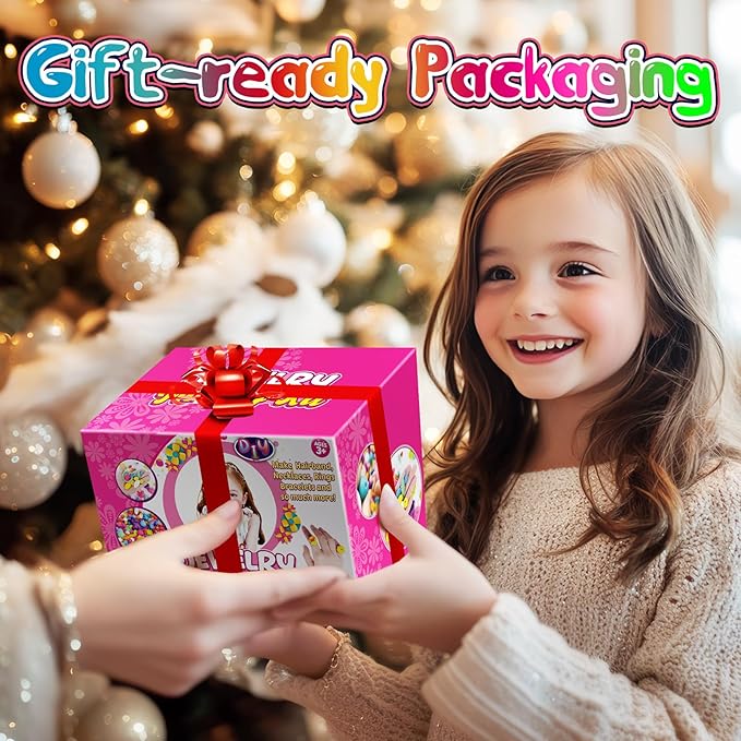 FUNZBO 650pcs Pop Beads - Jewelry Making Kit for 3 4 5 6 7 8 Year Old Little Girls, Arts and Crafts Toys for Kids, Necklace Bracelet Ring Creativity Snap Set Birthday Holiday Easter Gifts