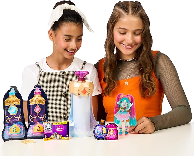 Magic Mixies Amber Dragon Pixling. Magically Reveal a 6.5" Pixling Doll Inside a Potion Bottle! Mix a Magic Potion to Create Your Pixling.