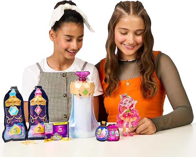 Magic Mixies Pixlings. Faye The Fairy Pixling. Create and Mix A Magic Potion That Magically Reveals A Beautiful 6.5" Pixling Doll Inside A Potion Bottle! Who Will You Magically Create?