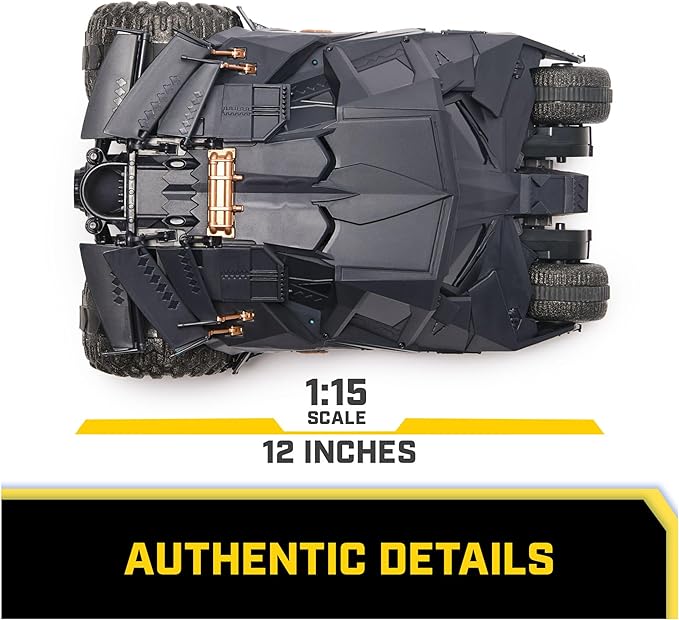 DC Comics Batman, Official Batmobile Tumbler RC, 1:15 Scale, 85th Anniversary Dark Knight Trilogy Special Edition Collectible Kids Toys for Boys Ages 4+
