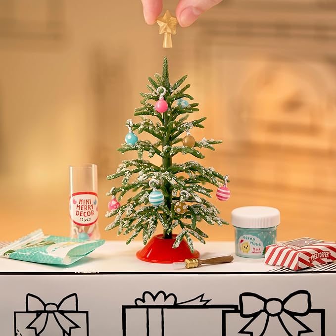 MGA's Miniverse Make It Mini Holiday 3 Pack Series Mini Collectibles - Seasonal, Blind Packaging, DIY, Resin Play, Replica Food, NOT Edible, Collectors, 8+